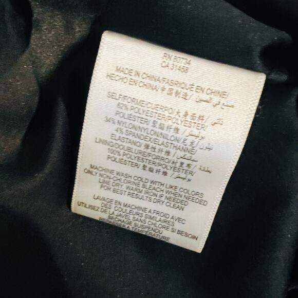 Max And Cleo Metallic Gray Draped Sleeveless Dress Size M Medium NEW - Picture 4 of 8